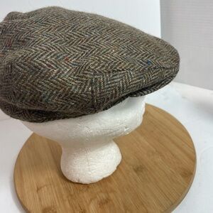 Harrison Hillhouse Wool Newsboy Cap Medium 7 1/8